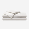 Bedgear®  Hyper-Linen™ Heat Deflecting Bamboo  Linen Sheet Set, Folded & Stacked, Bright White Color