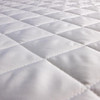 Natura Smart Wash Wool™ Luxury Wool Filled Mattress Pad Protector, Quilted To Filling, Up Close