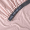 Bedgear Hyper-Wool Technology Performance Wool Crib Sheet, Fitted Sheet, Powerband Close Up, Light Pink