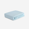 Crib Size - Bedgear Hyper-Linen Bamboo Blend Fitted Sheet Pair, Baby Blue Color