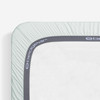 Crib Size - Bedgear Hyper-Linen Bamboo Blend Fitted Sheet, Powerband Underneath, Light Green Color