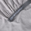 Crib Size - Bedgear Hyper-Linen Bamboo Blend Fitted Sheet, Powerband, Gray Color