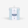 Crib Size - Bedgear Hyper-Linen Bamboo Blend Fitted Sheet Outer Packaging, Baby Blue Color