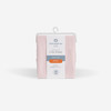 Crib Fitted Sheet Pair - Bedgear Dri-Tec - Moisture Wicking Fitted Sheets by Dri-Tec Technology, Outer Packaging, Light Pink Color