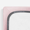 Crib Fitted Sheet Pair - Bedgear Dri-Tec - Moisture Wicking Fitted Sheets by Dri-Tec Technology, Powerband Crib Mattress Bottom, Light Pink Color