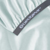 Crib Fitted Sheet Pair - Bedgear Dri-Tec - Moisture Wicking Fitted Sheets by Dri-Tec Technology, Up Close Powerband, Light Green Color