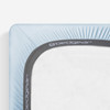 Crib Fitted Sheet Pair - Bedgear Dri-Tec - Moisture Wicking Fitted Sheets by Dri-Tec Technology, Powerband Crib Mattress Bottom, Baby Blue Color