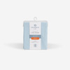 Crib Fitted Sheet Pair - Bedgear Dri-Tec - Moisture Wicking Fitted Sheets by Dri-Tec Technology, Outer Packaging, Baby Blue Color
