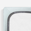 Crib Fitted Sheet Pair - Bedgear Dri-Tec - Moisture Wicking Fitted Sheets by Dri-Tec Technology, Powerband Crib Mattress Bottom, Light Green Color