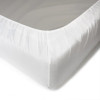 CinchFit Super Low Profile 100% Cotton 600TC Sateen Luxury Sheet Set, Up Close CinchFit Fitted Sheet Fit On Mattress