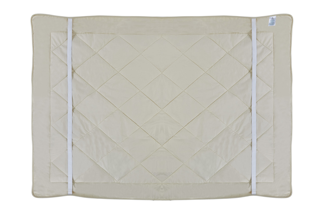 Sleep & Beyond myDual™ Pad, 100% Washable and Reversible Wool Mattress Pad, Crib 28"x52" with straps overall