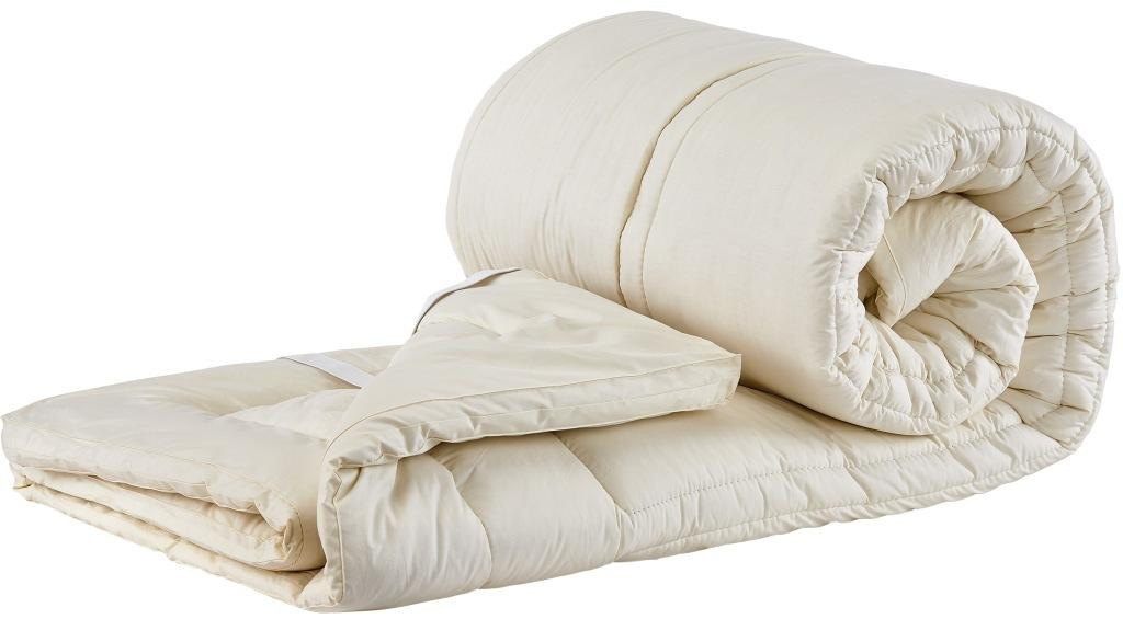 Sleep & Beyond myTopper™ 100% Washable Wool Mattress Topper Rolled Up
