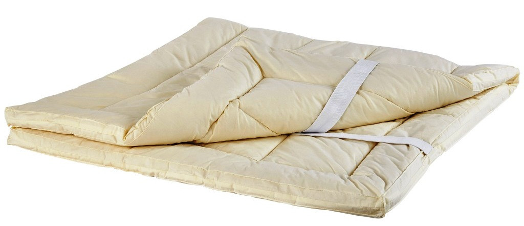 Sleep & Beyond myTopper™ 100% Washable Wool Mattress Topper Layed Out