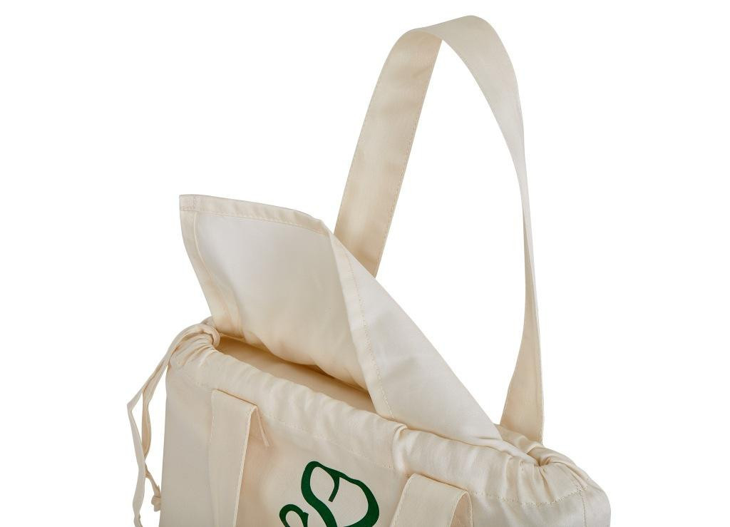Sleep & Beyond 100% Organic Cotton Sheet Set Bag Handle