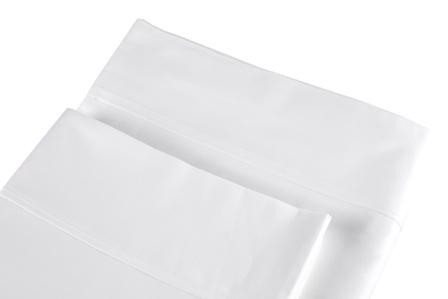Sleep & Beyond 100% Organic Cotton Sheet Set White Folded 2