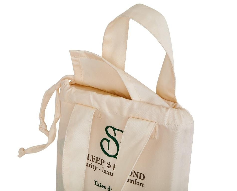 Sleep & Beyond 100% Organic Cotton Pillow Case Set, Standard/Queen Packaging