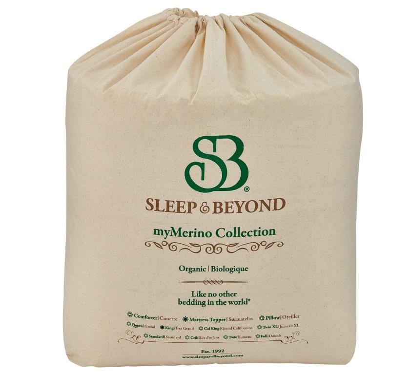 Sleep & Beyond myMerino™ Comforter, Organic Merino Wool Comforter Outer Packaging