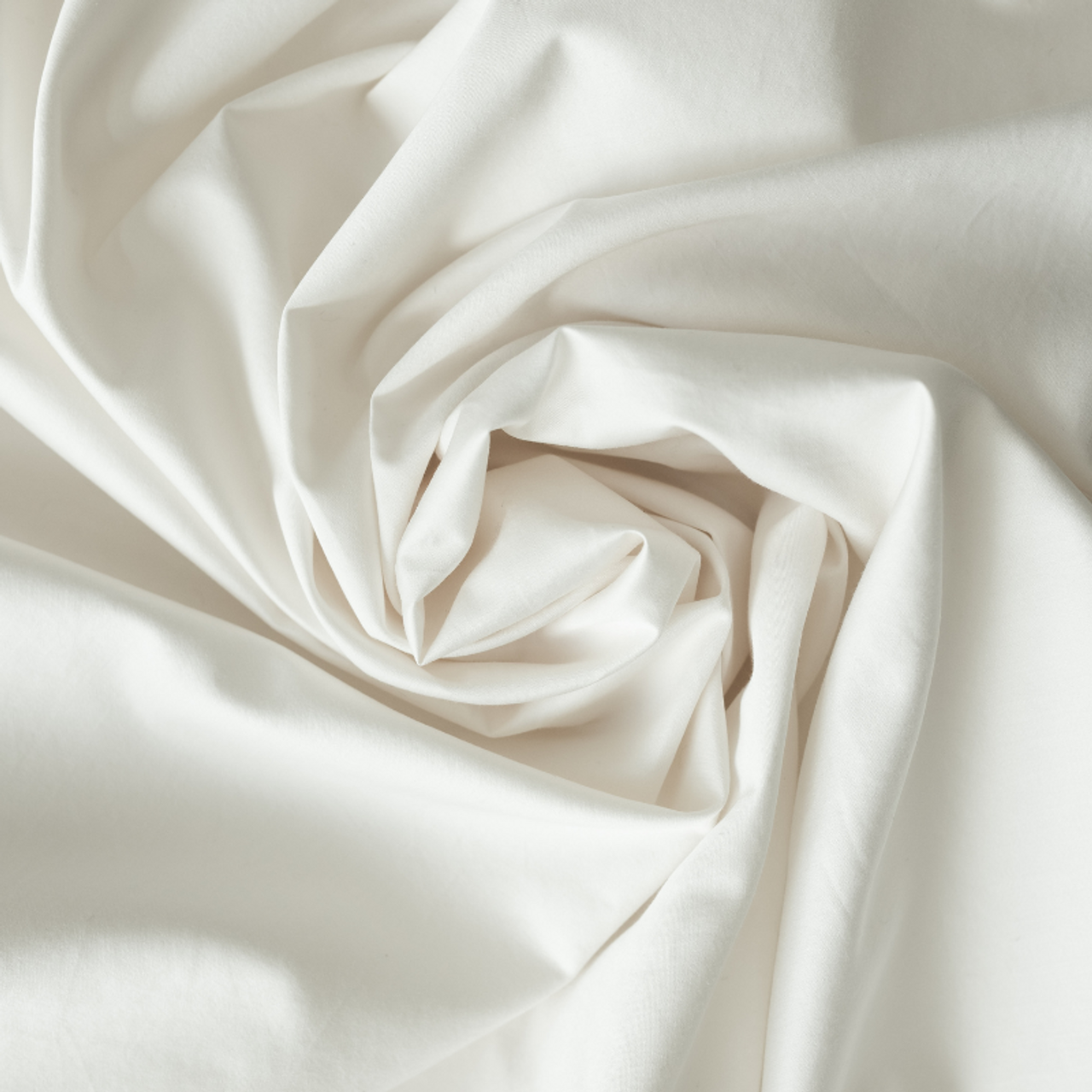 DreamFit® DreamCool™ 100% Pima Cotton Upper Flex Split Top/Head Luxury Sheet Set White Scrunch