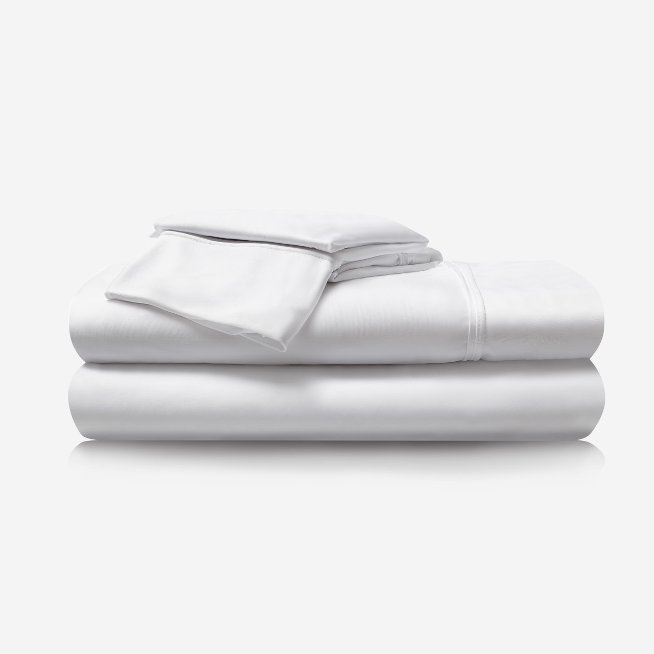 bedgear®  Hyper-Cotton™ Performance® Sheet Set Packaging, Folded & Stacked, Bright White