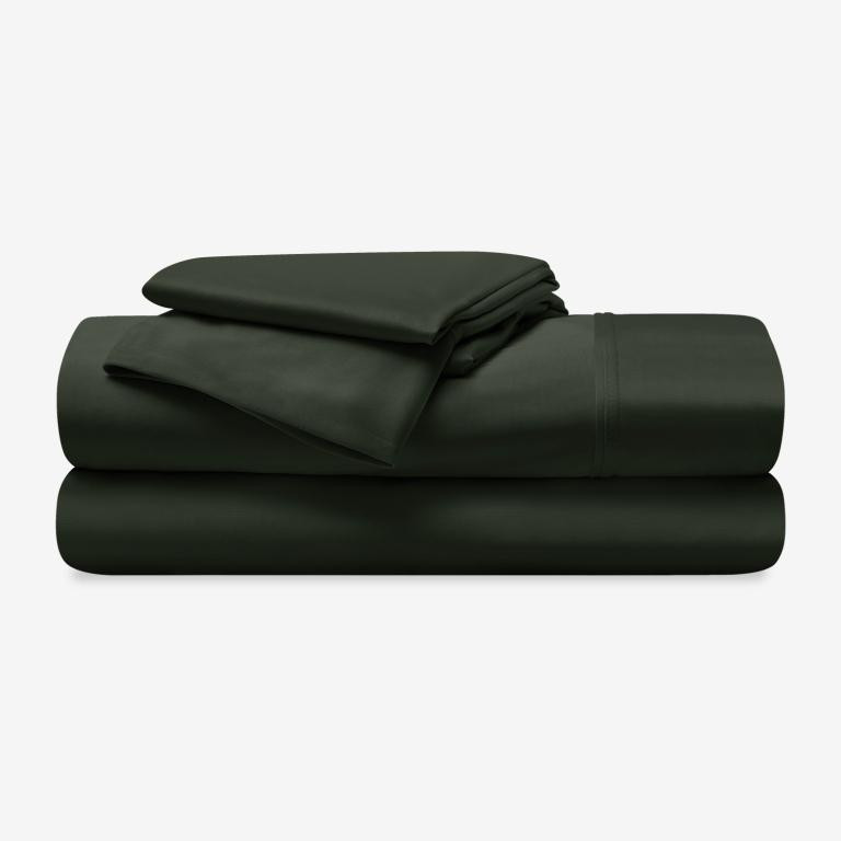 Bedgear® Dri-Tec™ Performance Moisture Wicking Sheet Set, Stacked, Forest Green Color