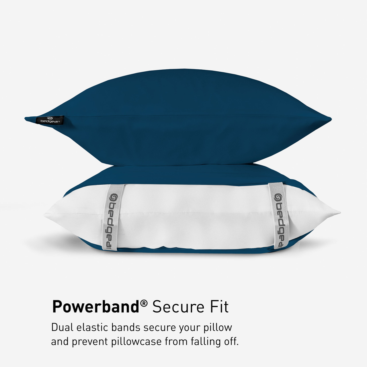 Bedgear® Ver-Tex™ Instant Cooling Ultra Smooth Feel Sheet Set, Powerband Pillow Stretch, Navy Color