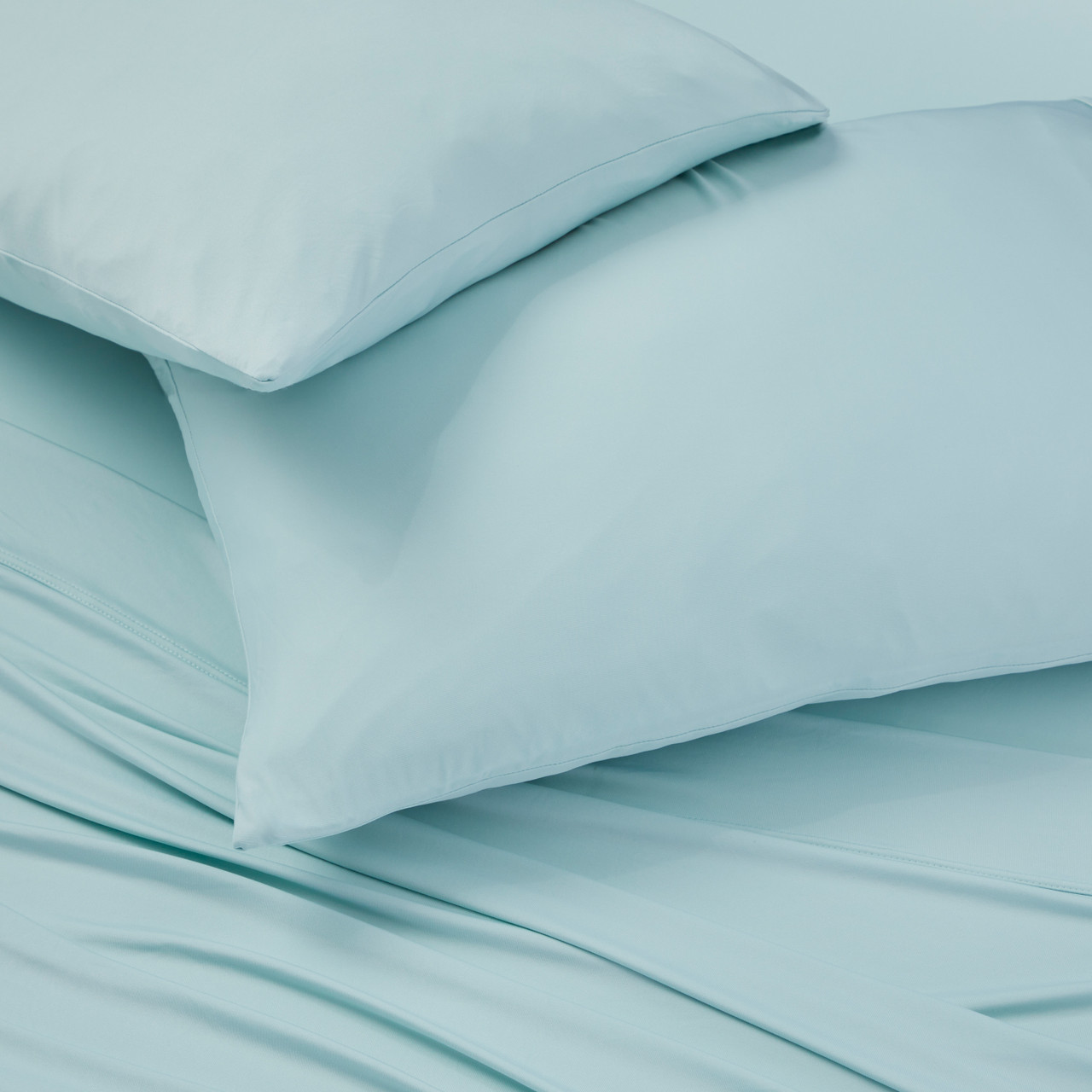 Bedgear® Ver-Tex™ Instant Cooling Ultra Smooth Feel Sheet Set, Pillowcase, Misty Blue Color