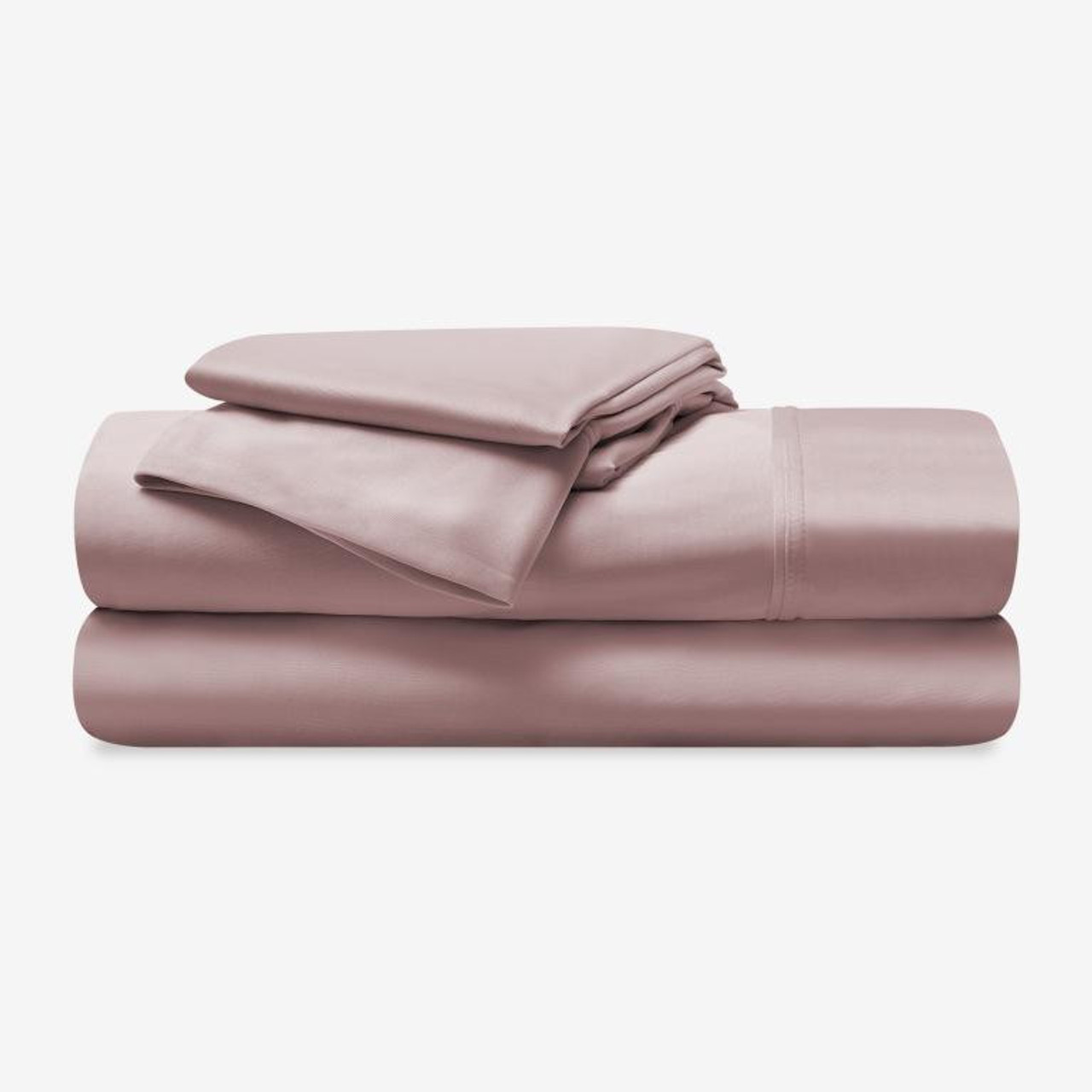 Bedgear® Dri-Tec™ Performance Moisture Wicking Sheet Set, Stacked, Blush Color, upper flex, split head, split top bed sheets