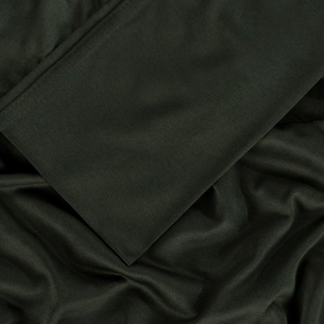 Bedgear® Dri-Tec™ Performance Moisture Wicking Sheets, Forest Green Color Swatch, upper flex, split head, split top bed sheets