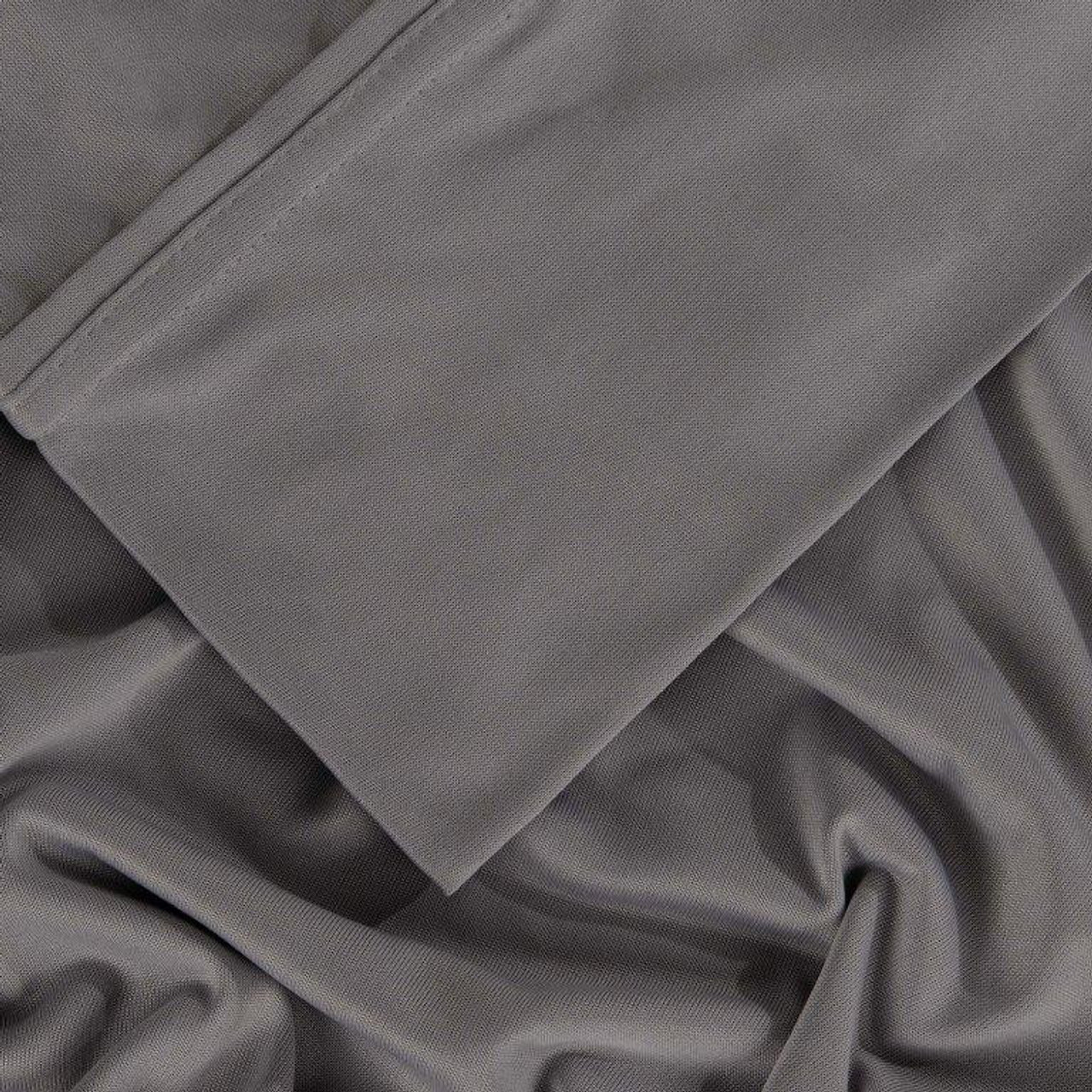 Bedgear® Dri-Tec™ Performance Moisture Wicking Sheets, Grey Color Swatch, upper flex, split head, split top bed sheets