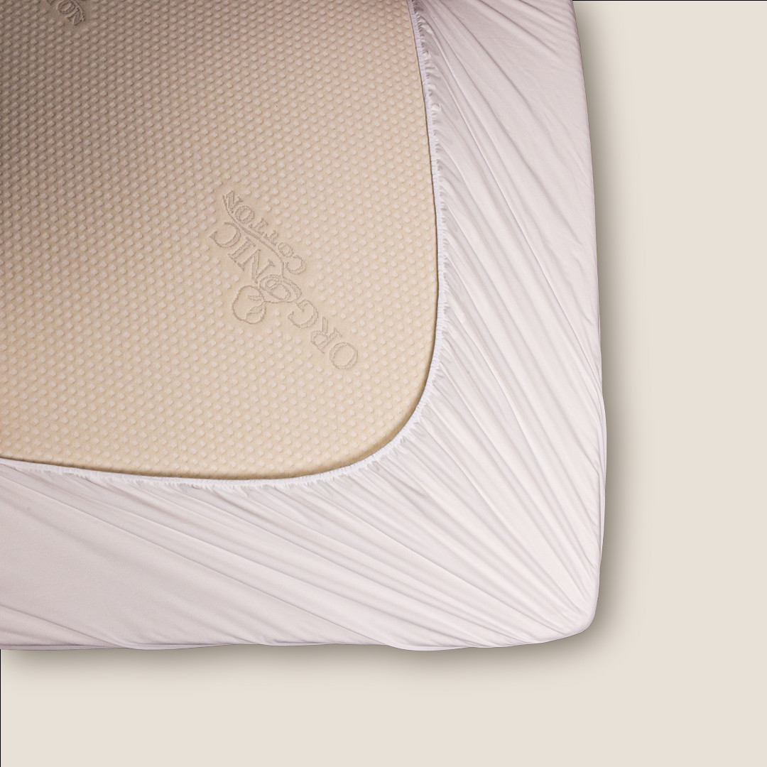 Natura Smart Wash Wool™ Luxury Wool Filled Mattress Protector, Elastic Fitted Bottom, Split Head Queen, Split Head King Size