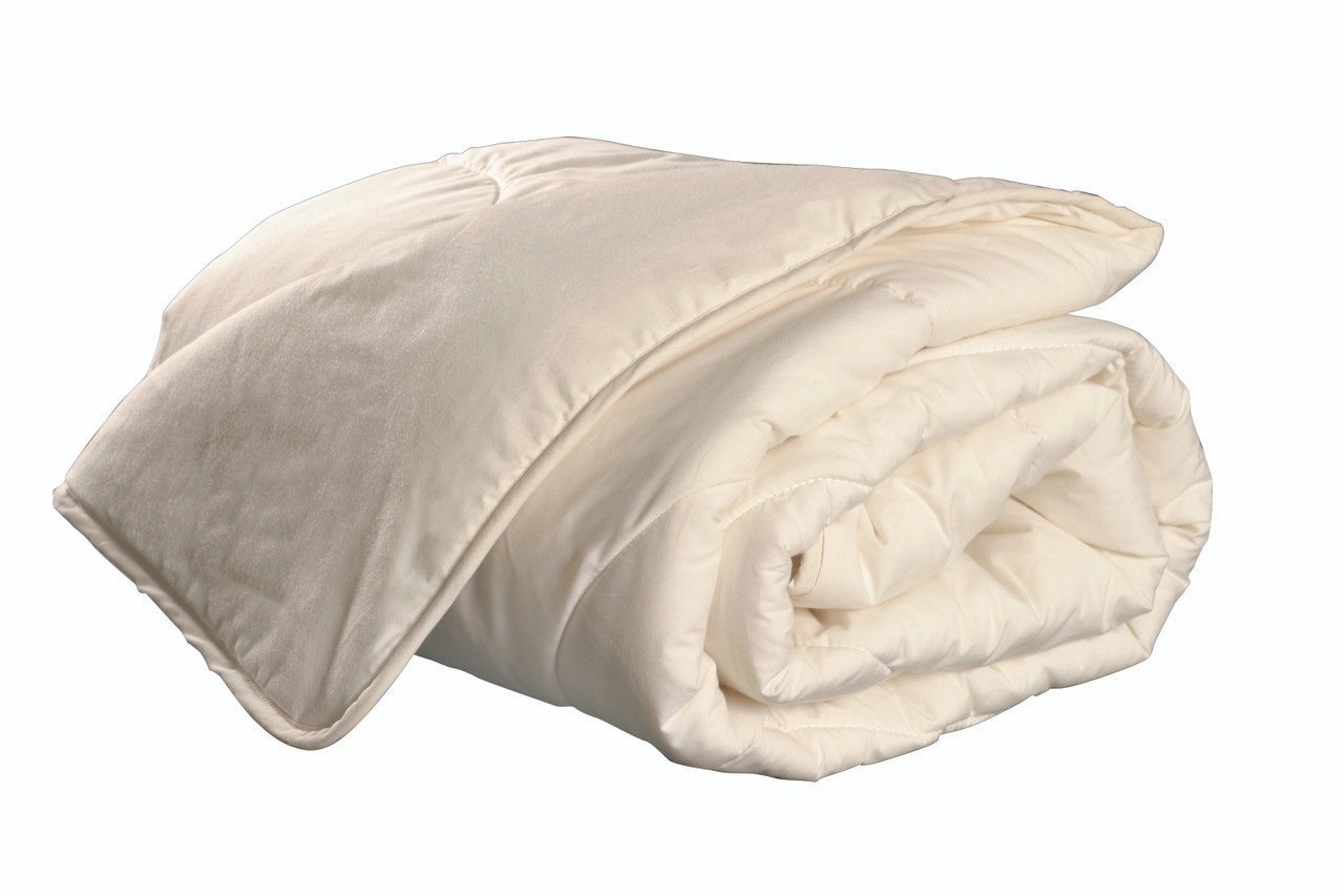 Natura 100% Organic Natura Wool™ Filled Comforter/Duvet, Twin Full, Queen King Wool Filled Comforter/Duvet, Rolled Up