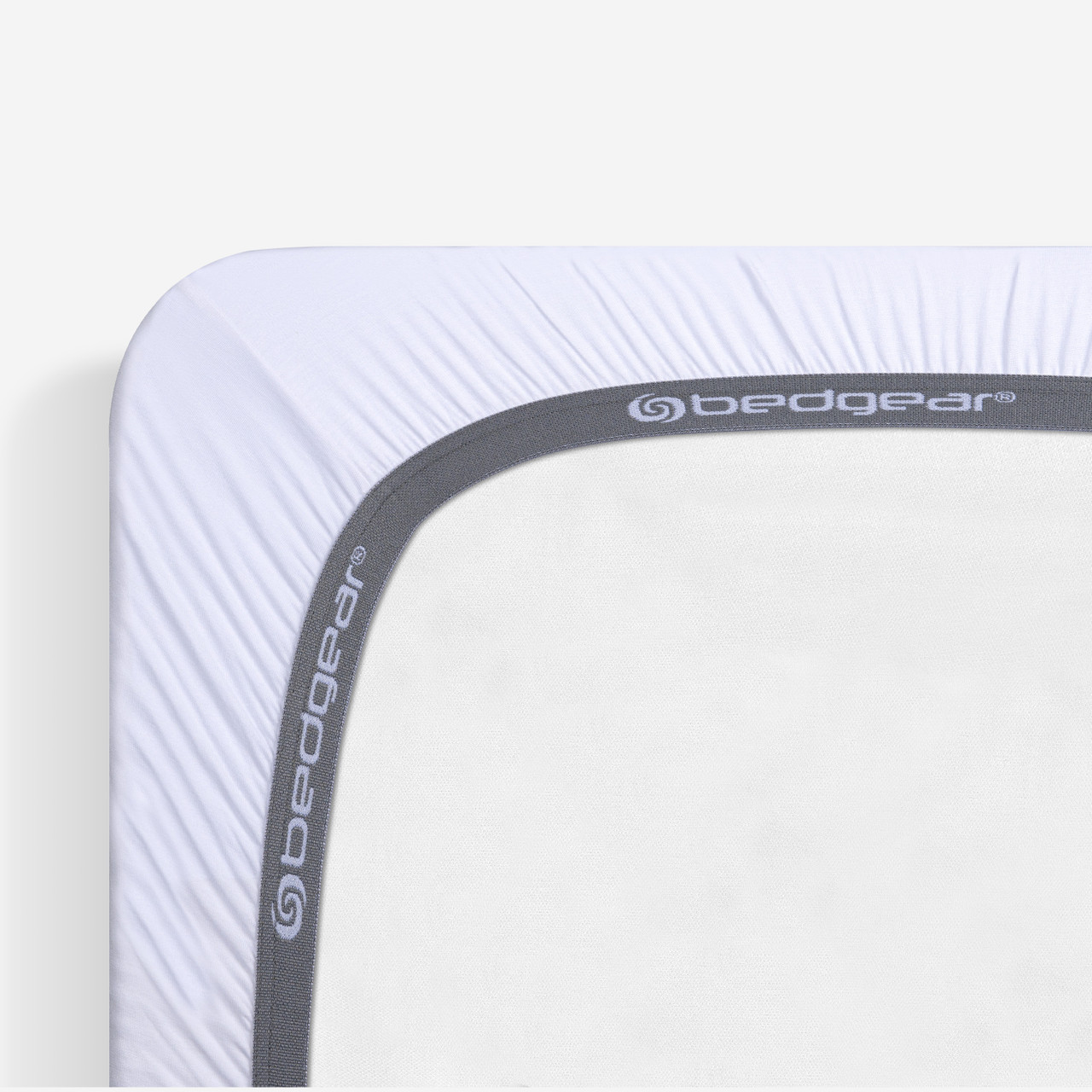 Bedgear Hyper-Wool Technology Performance Wool Crib Sheet, Fitted Sheet, Powerband On Mattress, Bright White