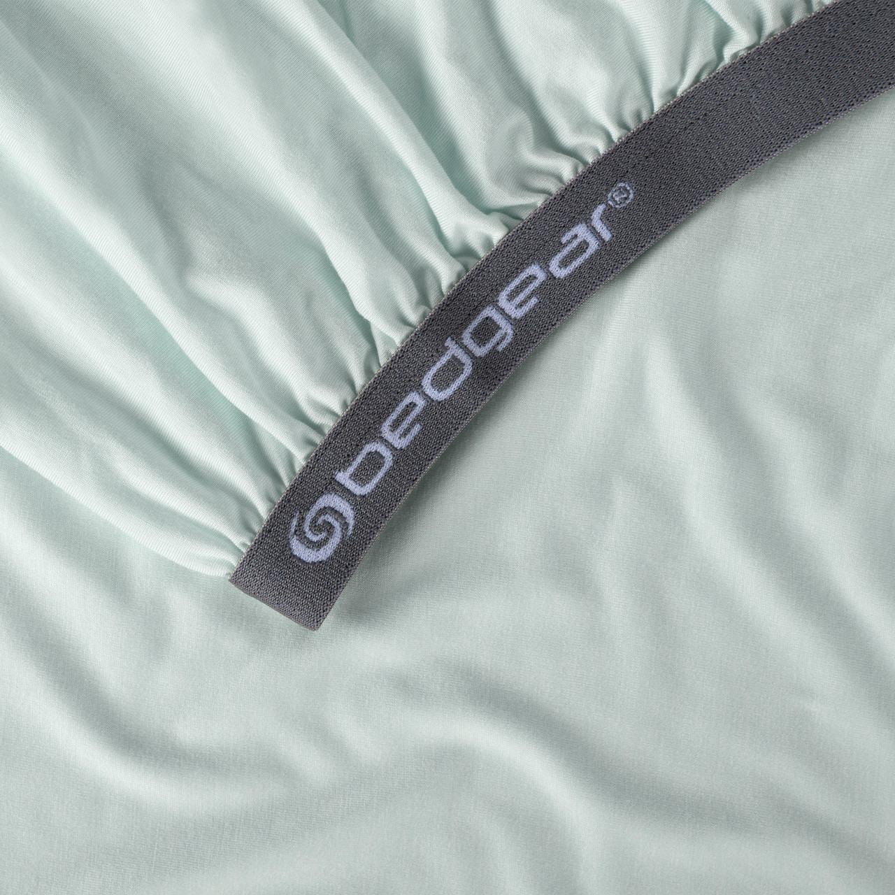 Bedgear Hyper-Wool Technology Performance Wool Crib Sheet, Fitted Sheet, Powerband Close Up, Light Green