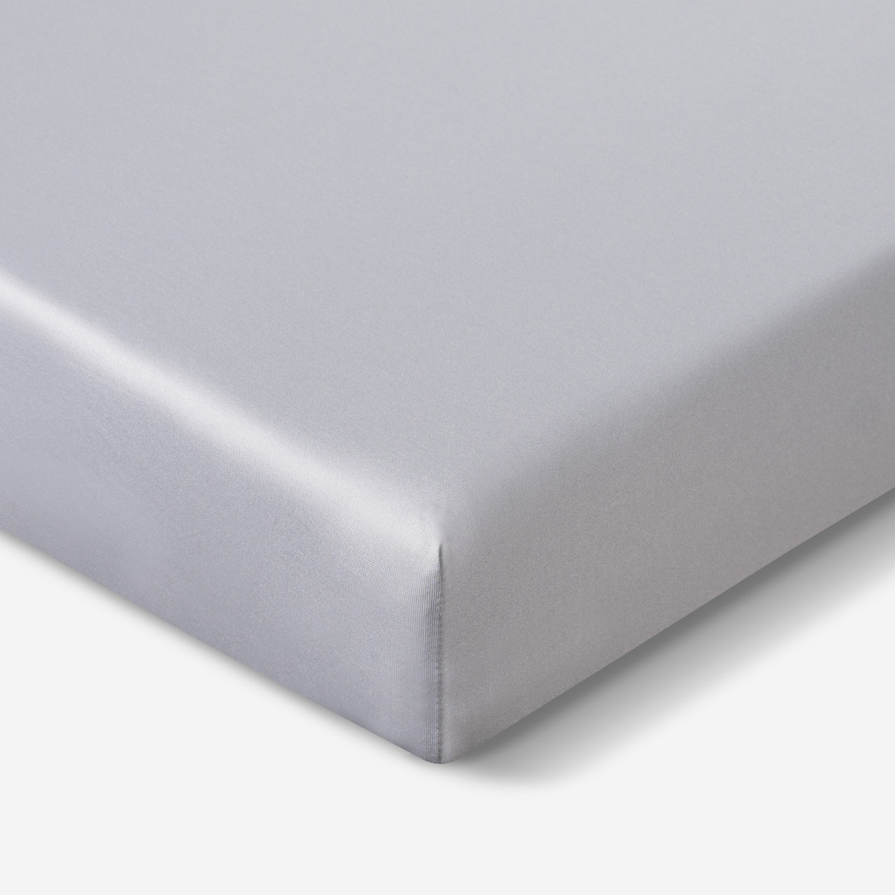 Crib Fitted Sheet Pair - Bedgear Dri-Tec - Moisture Wicking Fitted Sheets by Dri-Tec Technology, Mattress Corner Fitted, Light Grey Color