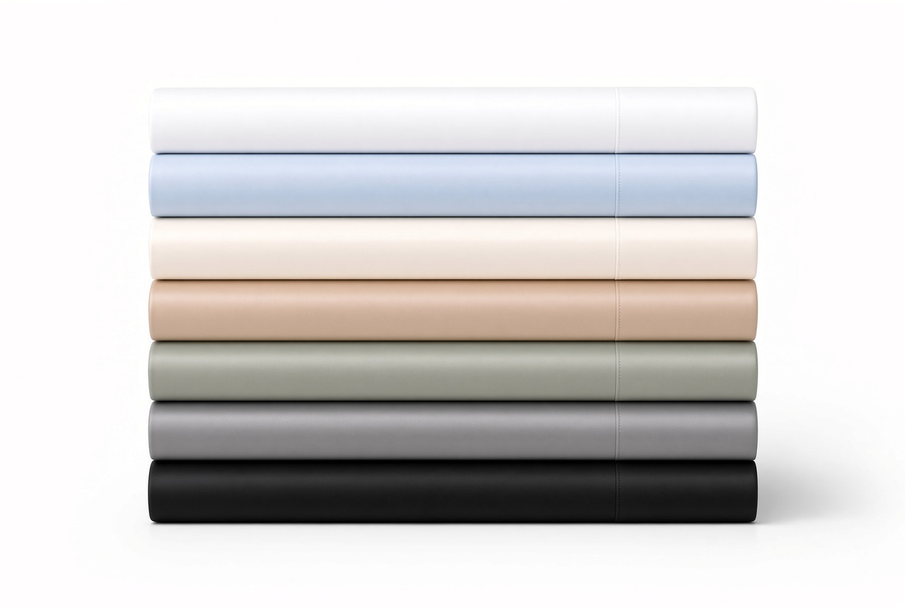 CozyFit 300TC Super Low Profile 6" - 9" 300TC Cotton Sateen Sheet Set - Made In The U.S.A.
