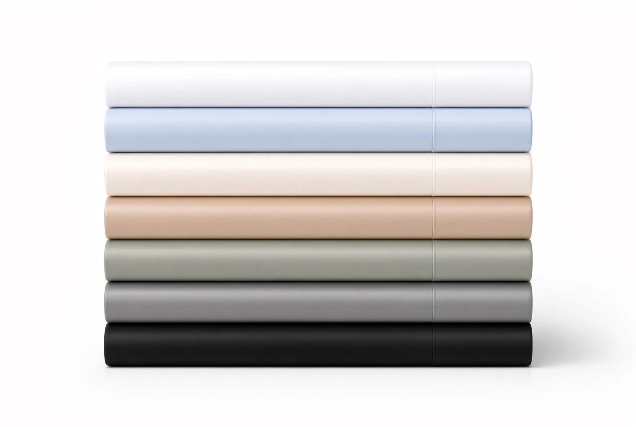 CozyFit 300TC Super Low Profile 6" - 9" 300TC Cotton Sateen Fitted Sheet Only - Made In The U.S.A.