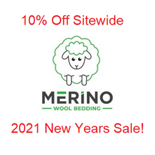 New Years 2021 Celebration - 10% Off Sitewide @ Merino Wool Bedding