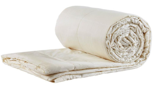 Sleep & Beyond myComforter™ 100% Washable Wool Comforter Rolled