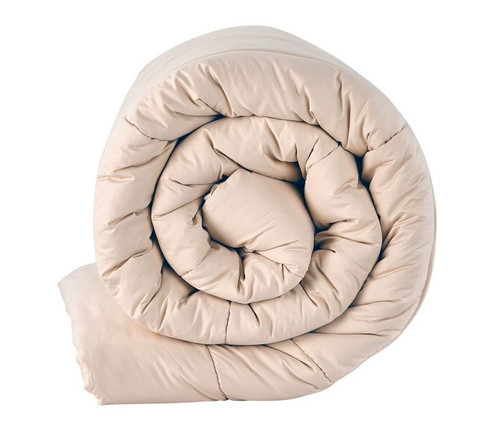 Sleep & Beyond myMerino™ Comforter, Organic Merino Wool Comforter Rolled Up Side View