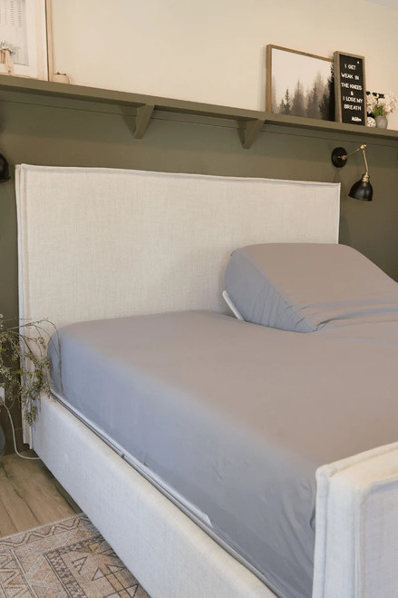 DreamFit® DreamCool™ 100% Pima Cotton Upper Flex Split Top/Head Luxury Sheet Set, Split Top Queen, Split Top King, Split Top Cal King, Split Head Queen, Split Head King, Split Head Cal King