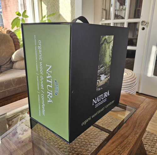 100% Organic Natura Wool™ Filled Comforter/Duvet, Packaging