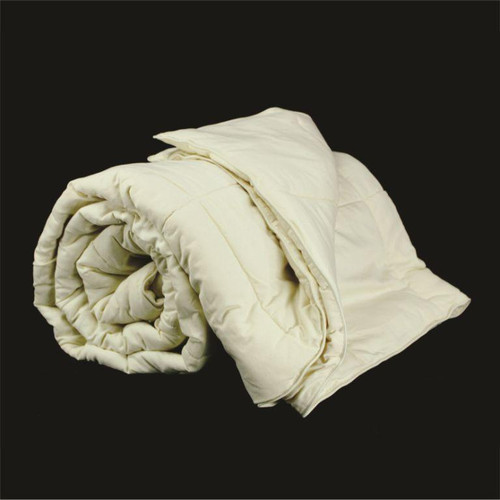 100% Organic GOTS  Certified Natura Wool™ Filled Comforter/Duvet, Rolled & Folded