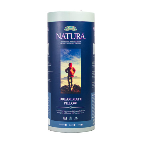 Natura Dream Mate Granulated Talalay Latex Wool Pillow, Package