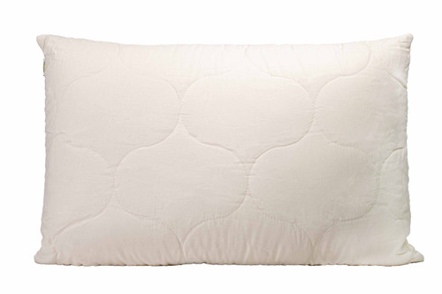 Natura Exquisite Talalay Latex Core Pillow W/ Zippered Cover, Pillow Only, Standard, Queen & King Size
