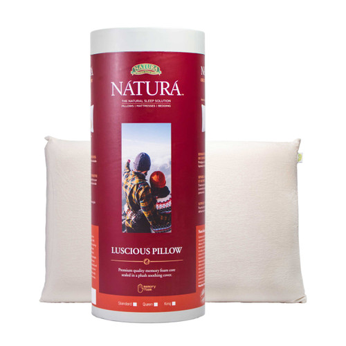 Natura Luscious Premium Solid Memory Foam Pillow - For Side Sleepers, Pillow & Packaging, Standard, Queen & King Size