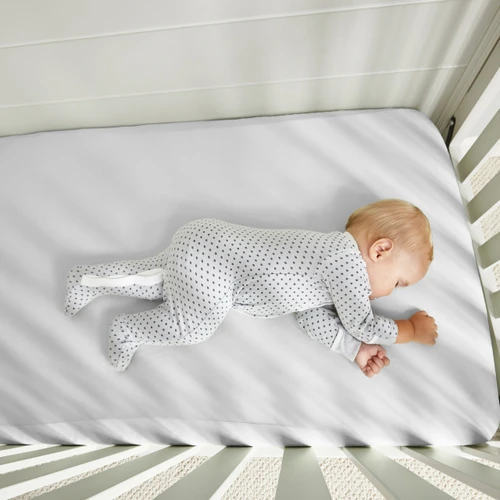 Bedgear Hyper-Wool Technology Performance Wool Crib Sheet, Baby Sleeping, Bright White