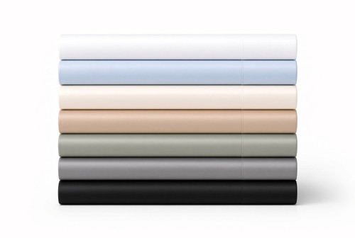 CozyFit 300TC Low Profile 9" - 12" 500TC Cotton Sateen Sheet Set - Made In The U.S.A.