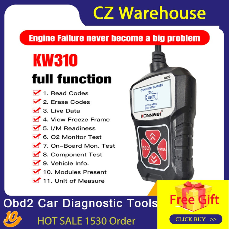 Obd2 Car Diagnostic Tools Automotive Scanner OBD 2  vehicle Engine Analyzer Code Reader Scan Tool tester