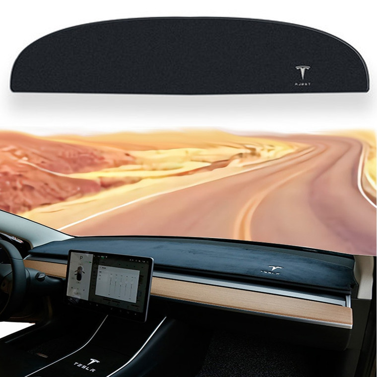 2021 Tesla Model 3 Dashboard Mat Cover Dash Cover Non Slip Dash Mat Protector Sunshade for Tesla model 3/S 2018 2019 2020 2021