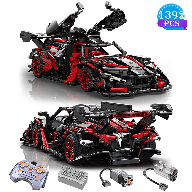 Remote Control Electric Version Competitive Racing Building Blocks car toy